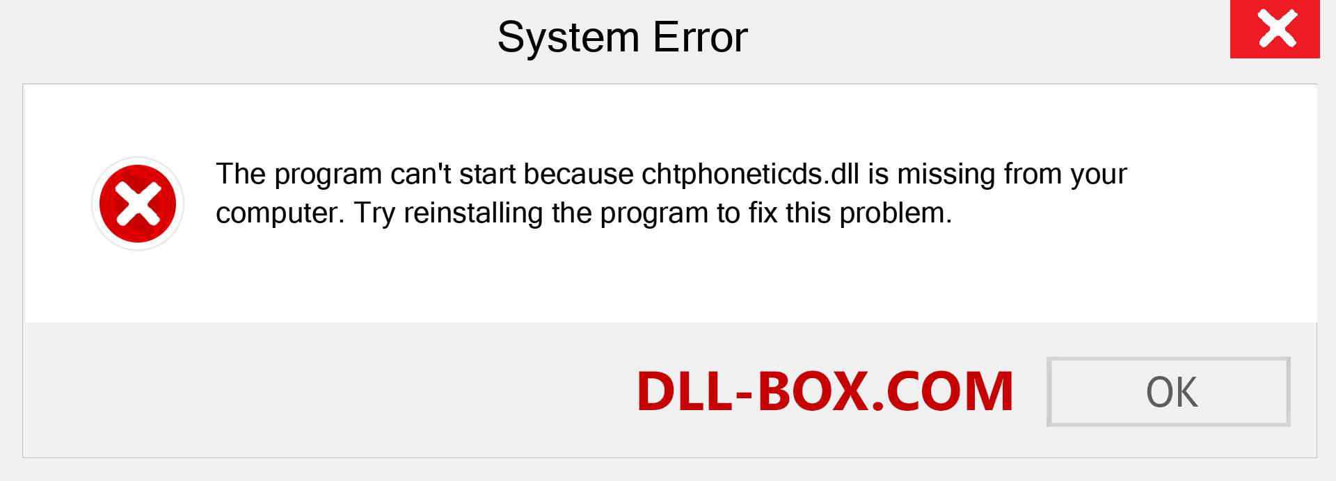  chtphoneticds.dll file is missing?. Download for Windows 7, 8, 10 - Fix  chtphoneticds dll Missing Error on Windows, photos, images